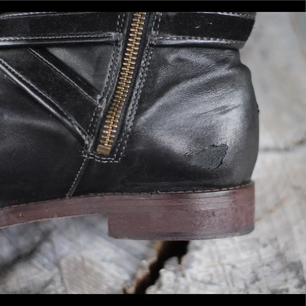 Cole Haan Leather Riding Boots